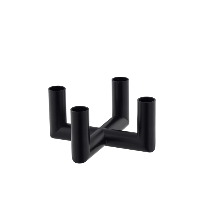 Uyuni-Matrix Candleholder mini taper, Matte Black, 4'arm